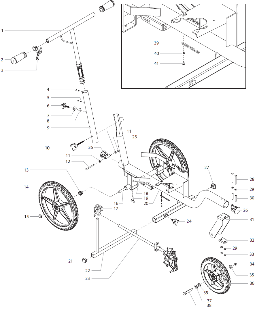 PowrLiner 550 Cart assembly
